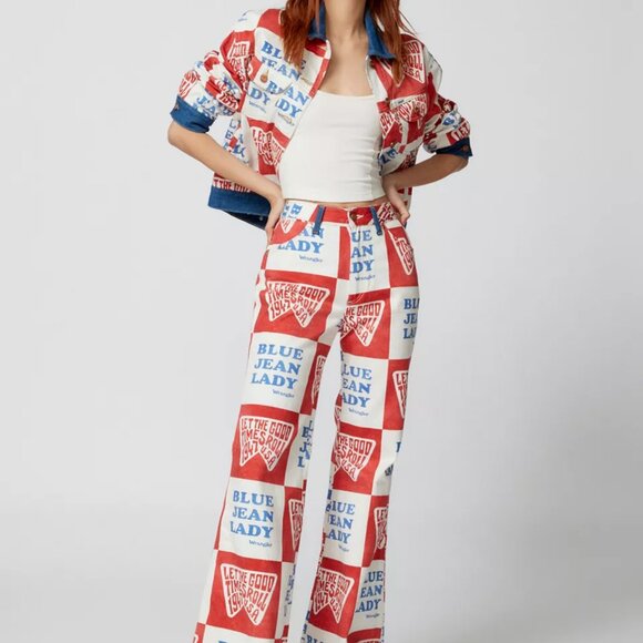 NEW Wrangler Wanderer 622 Blue Jean Lady Flare Jean 25/30 - Picture 5 of 12